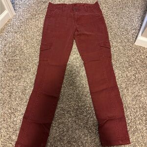 CAbi Drifter Pants - Red - Size 8